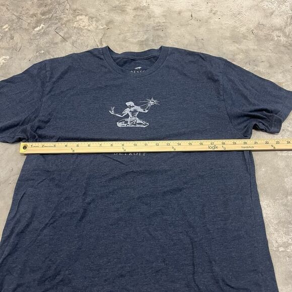 Greyson Wolf Man Logo Detroit T-Shirt Size Large XXXX Blue - Picture 6 of 6